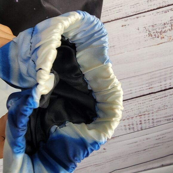 RIPNDIP MENS SIZE S GALAXY GYPSY ANORAK JACKET BLACK HOODED STARS CAT - Picture 13 of 15